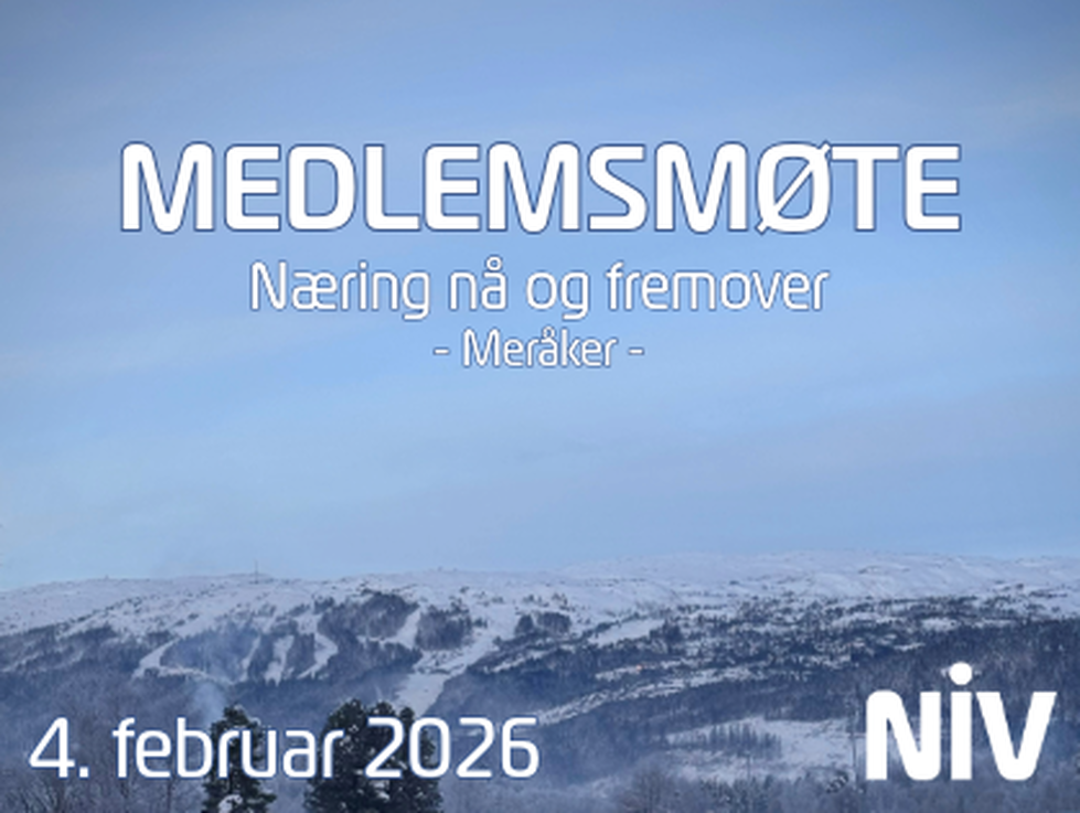 Medlemsmøte Meråker 2026